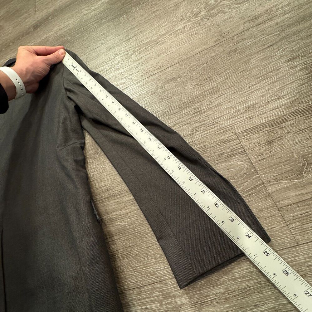 Zara Men's Dark Charcoal Single-Breasted Blazer - Picture 15 of 16